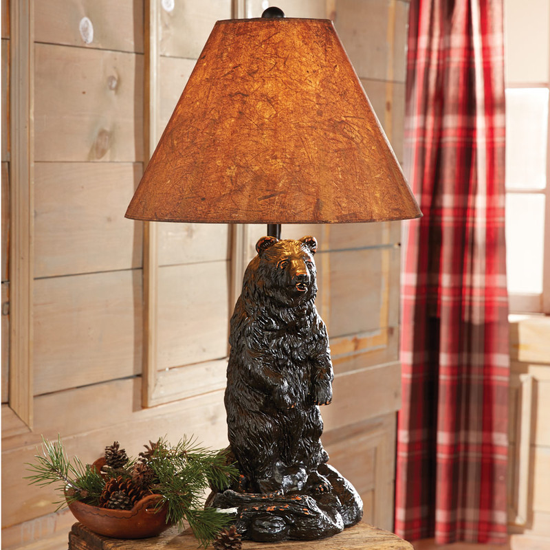 Standing Bear Table Lamp