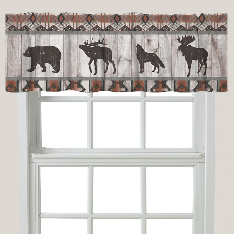 Tribal Wildlife Valance