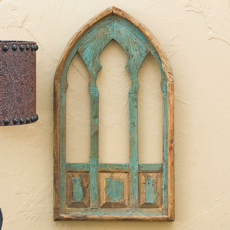 Trinity Window Turquoise Wall Hanging