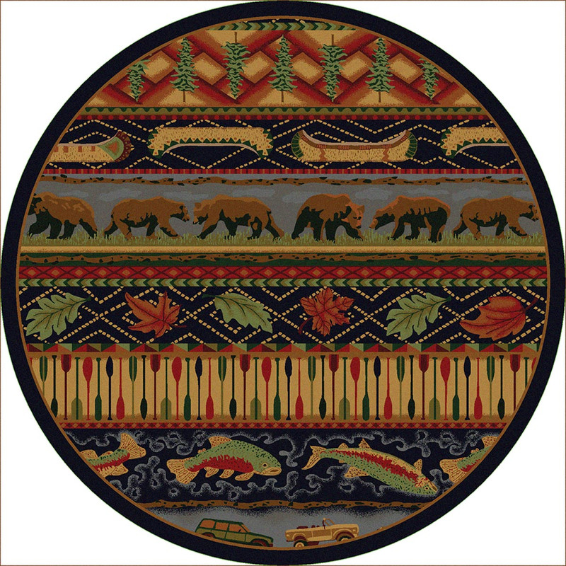 Wilderness Trek Rug - 8 Ft. Round