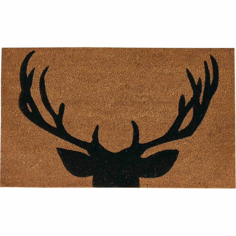 Antler Silhouette Doormat
