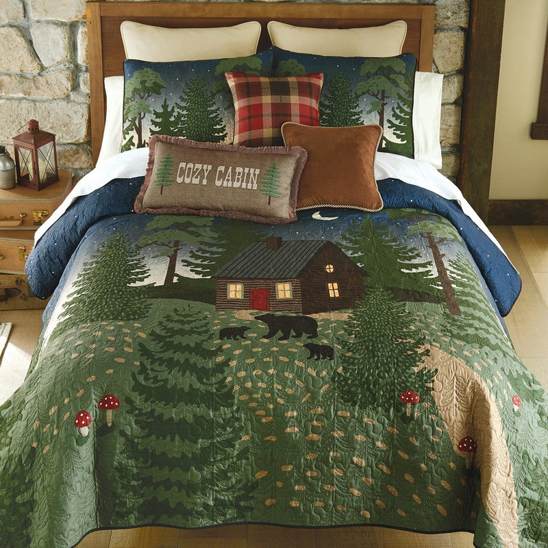 Wilderness Retreat Quilt Bed Set - Queen