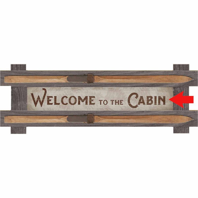 Cabin Personalized Wood Sign - Light Background