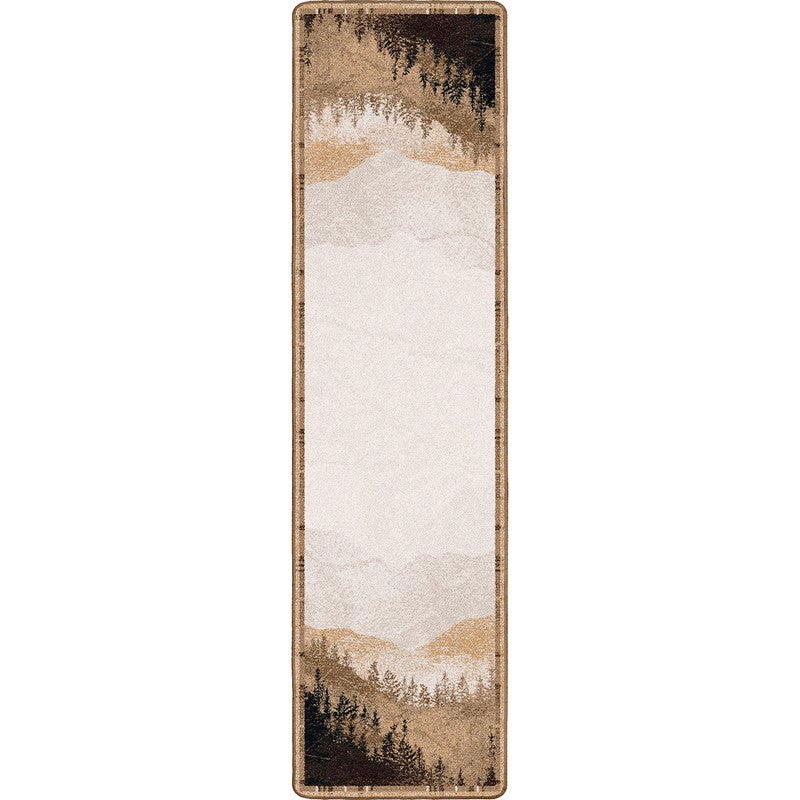 Mountain Crest Rust Rug - 2 x 8