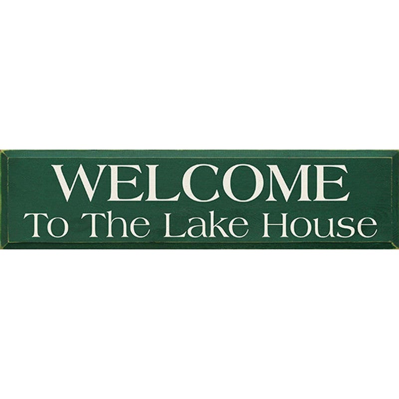 Lake House Welcome Wall Art