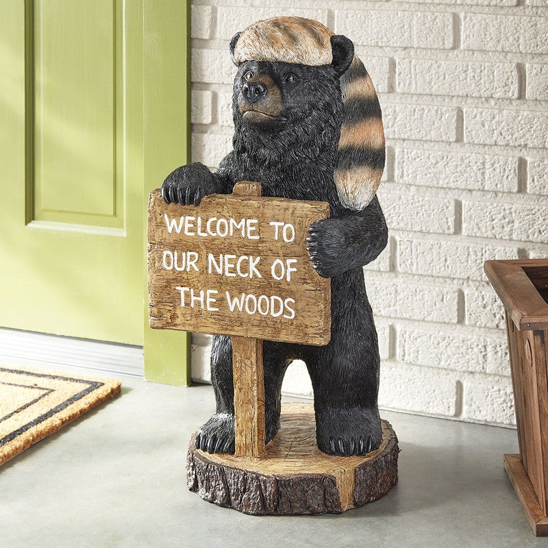 Woodland Retreat Bear Sculpture
