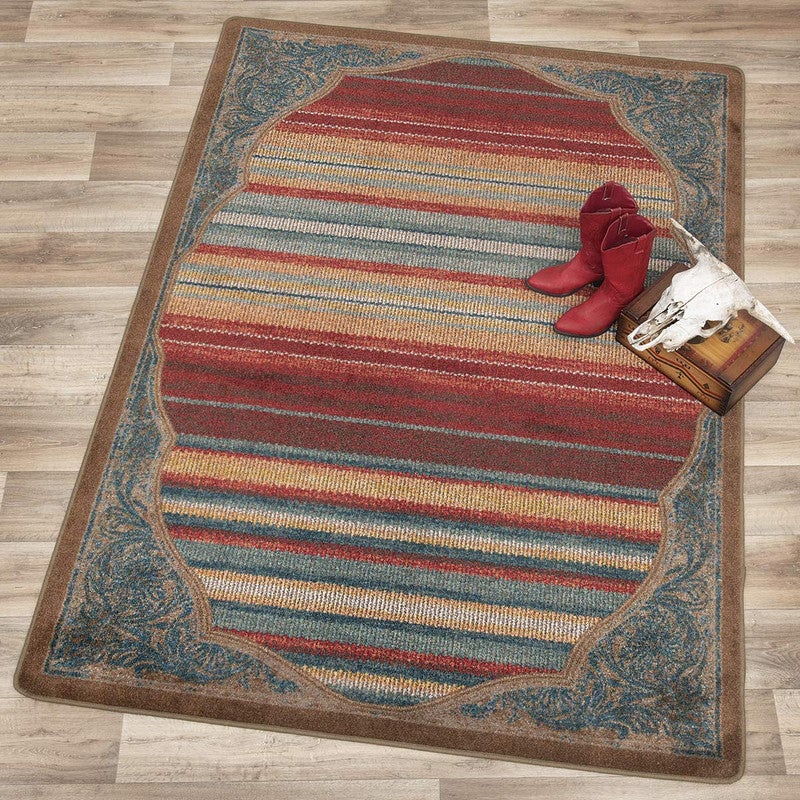 Sunset Serape Rug - 5 x 8