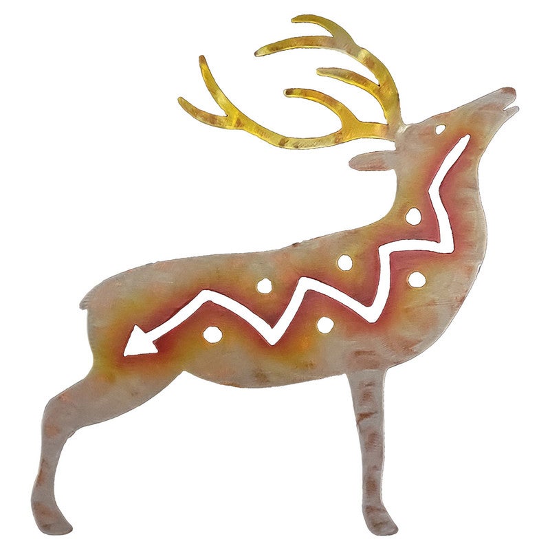 Tribal Deer Cutout Wall Art