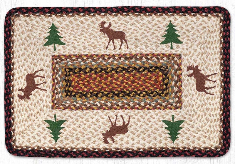 North Woods Sighting Rectangular Patch Rug
