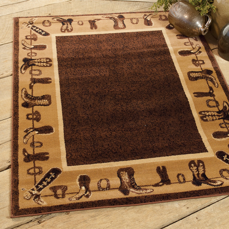 Cowboy Boots Rug - 4 x 5