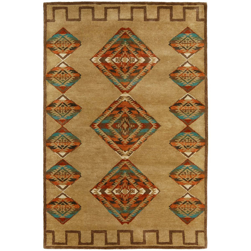 Desert Diamond Gold Rug - 4 x 6