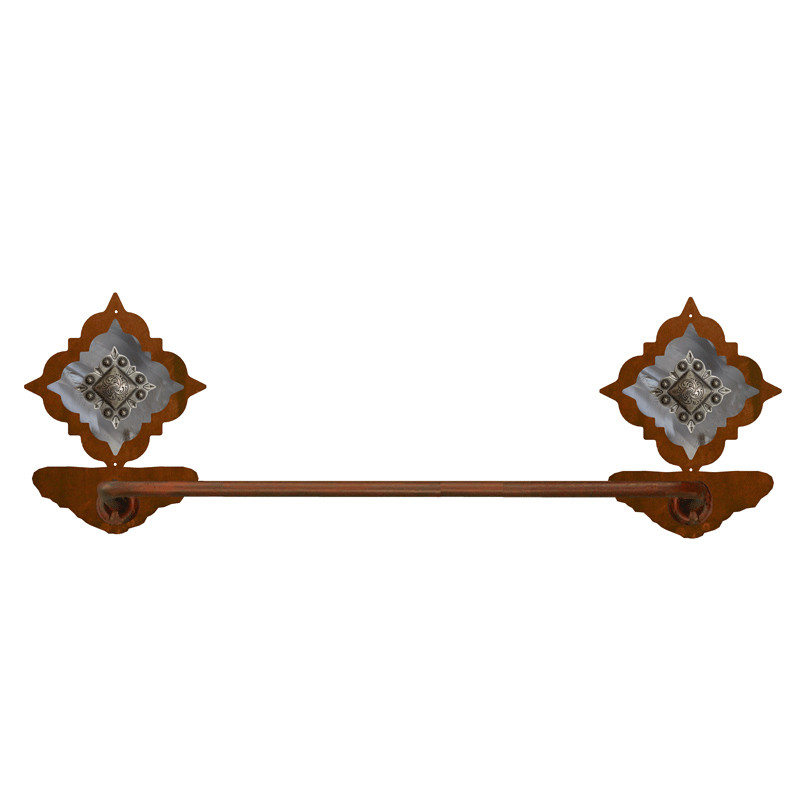 Diamond Old Silver Berry Hand Towel Bar