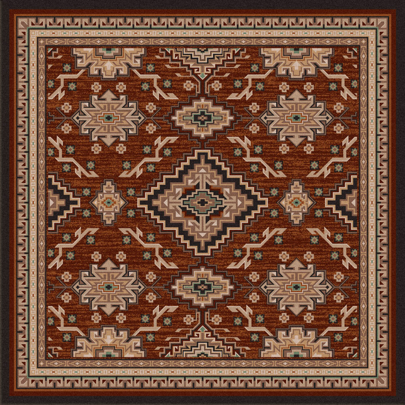 Diamond Trails Rug - 8 Ft. Square