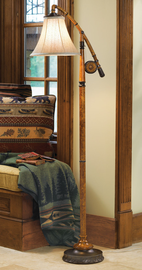 Fishing Pole Floor Lamp