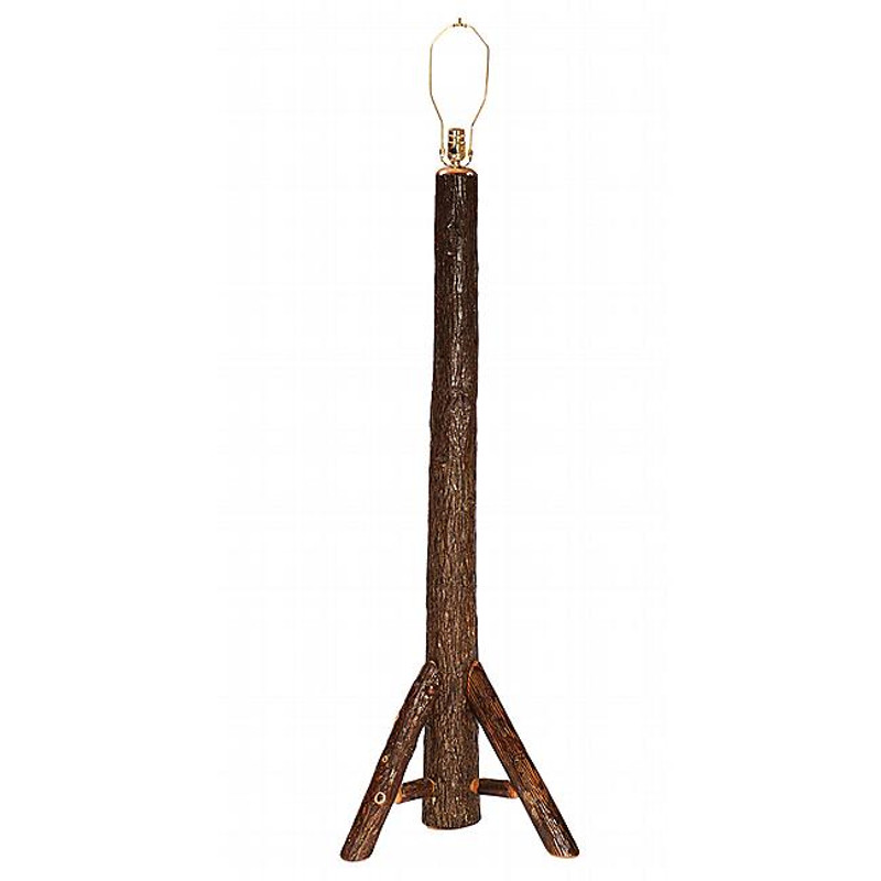 Hickory Floor Lamp without Shade