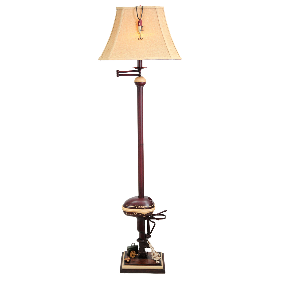 Outboard Floor Lamp Black Forest Decor