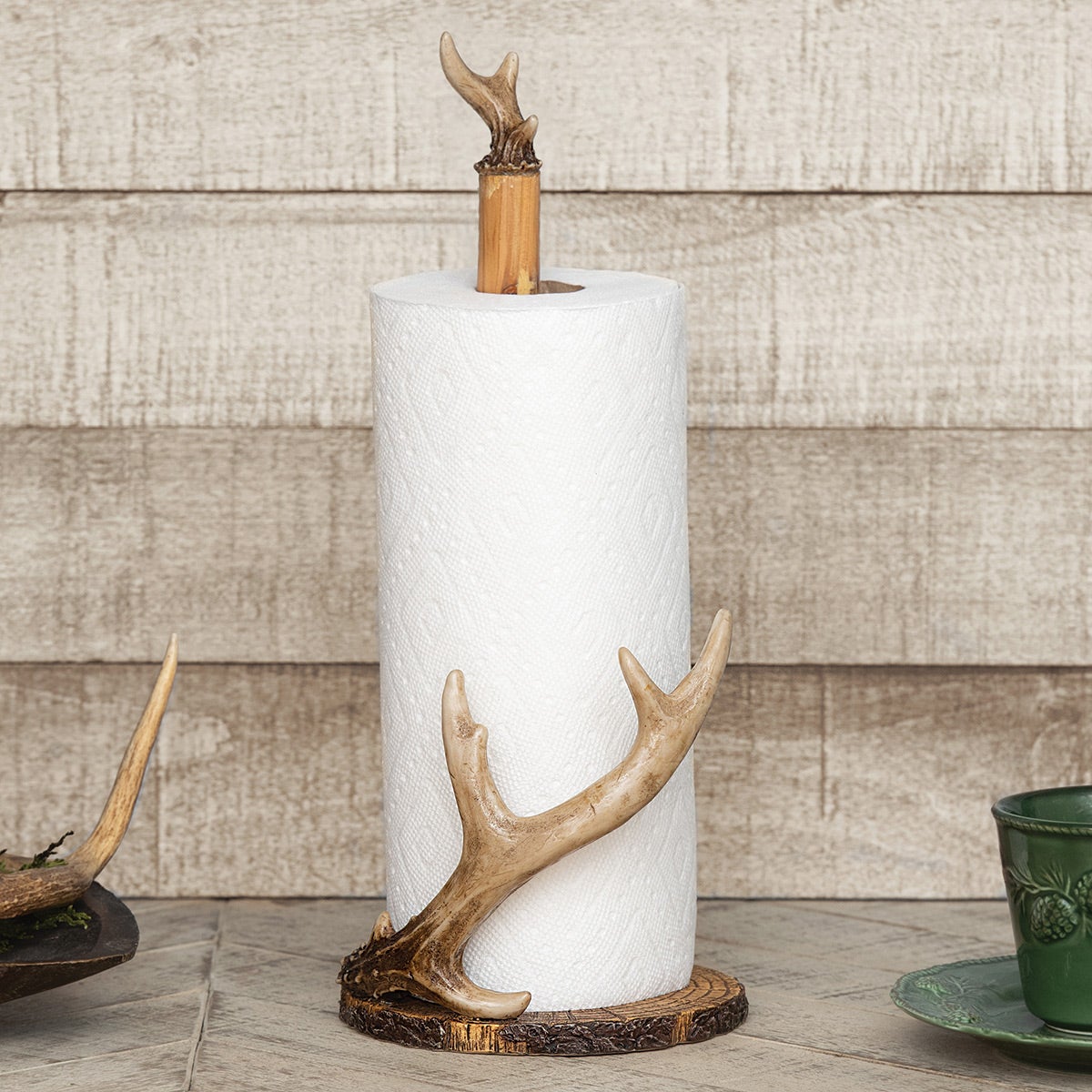 Antler Ridge Paper Towel Holder Black Forest Decor