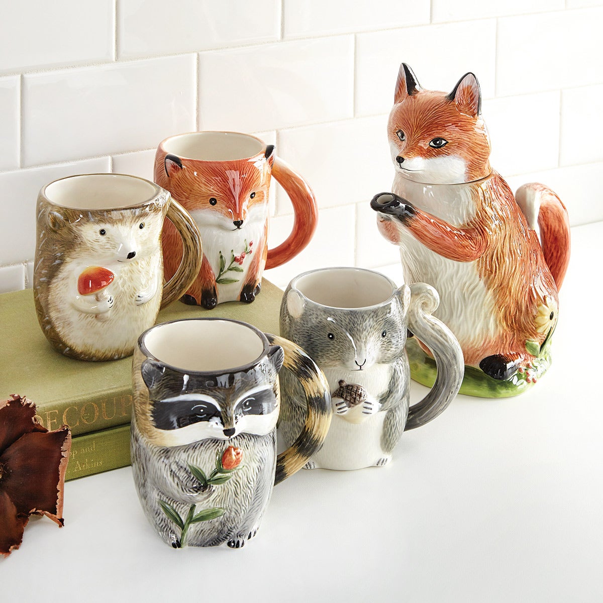 Forest Friends 3-D Mugs - Set of 4 - OVERSTOCK - OUT OF STOCK